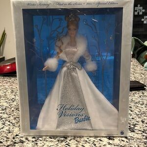 Brand new in sealed packaging 2003 Holiday visions Barbie. Winter fantasy Barbie